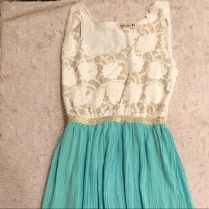 Blue floral dress from spool no. 27